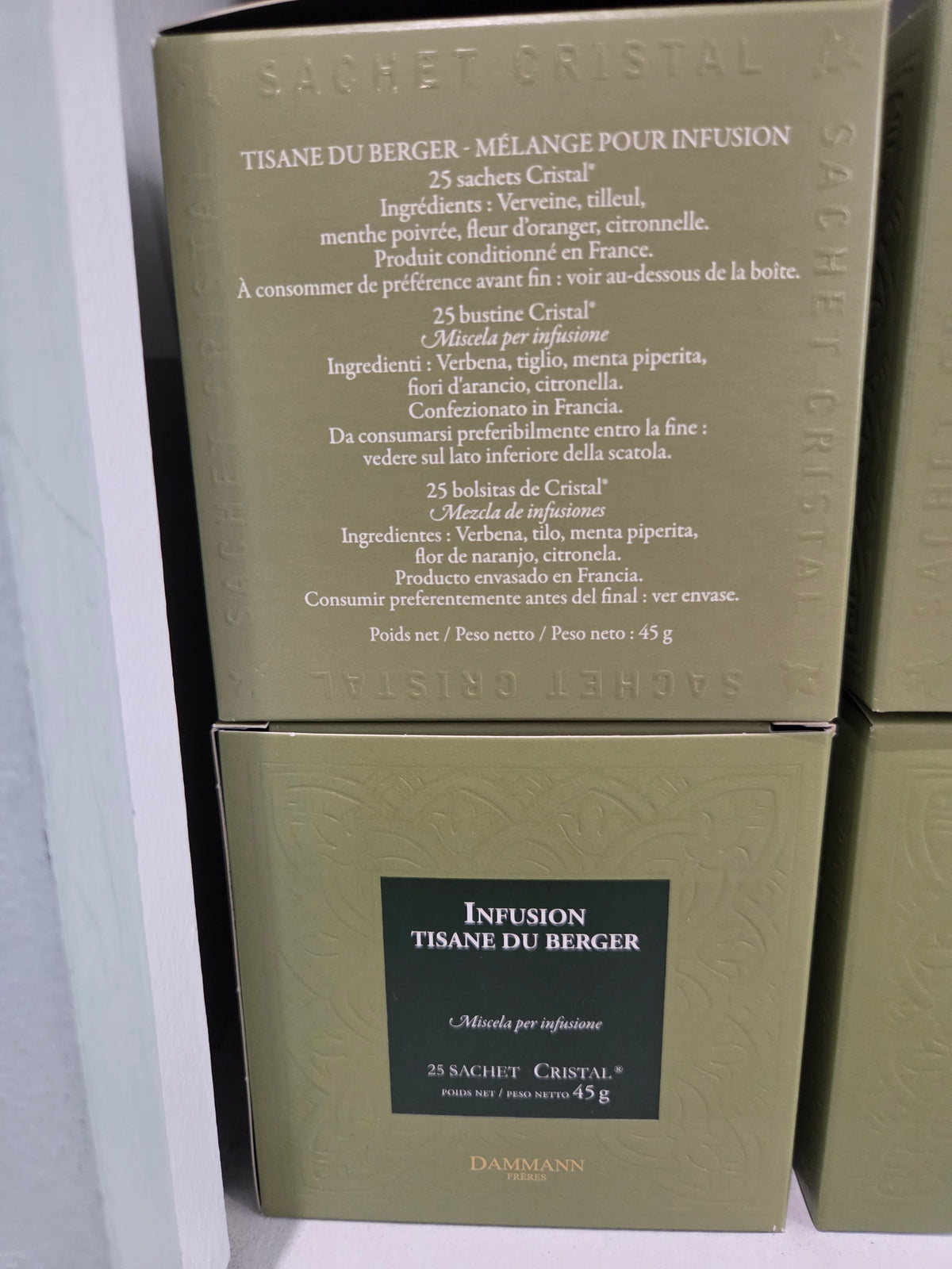Dammann sachet cristal