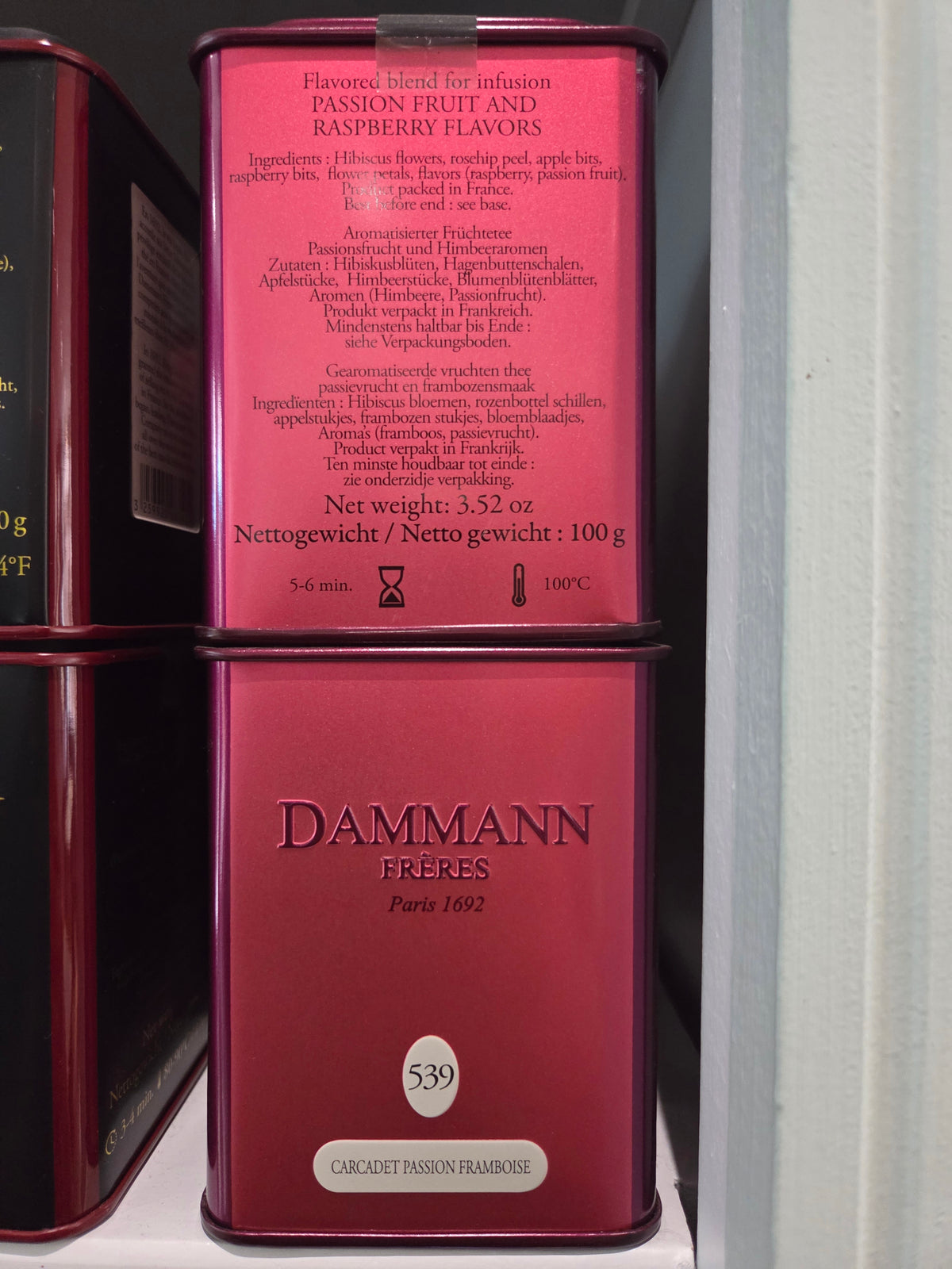 Dammann boîte vrac 80gr