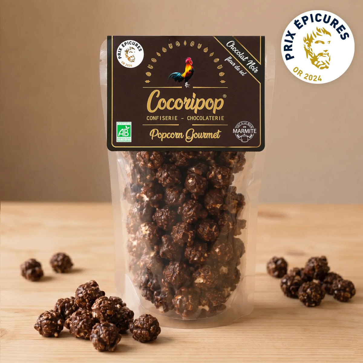 Pop corn chocolat