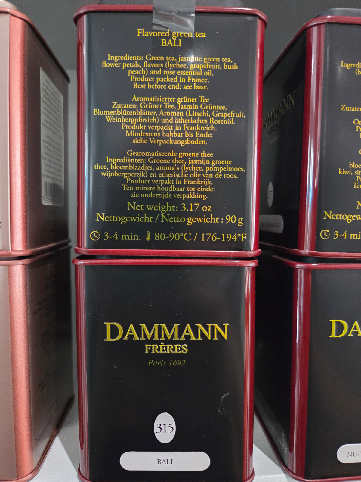 Dammann boîte vrac 80gr
