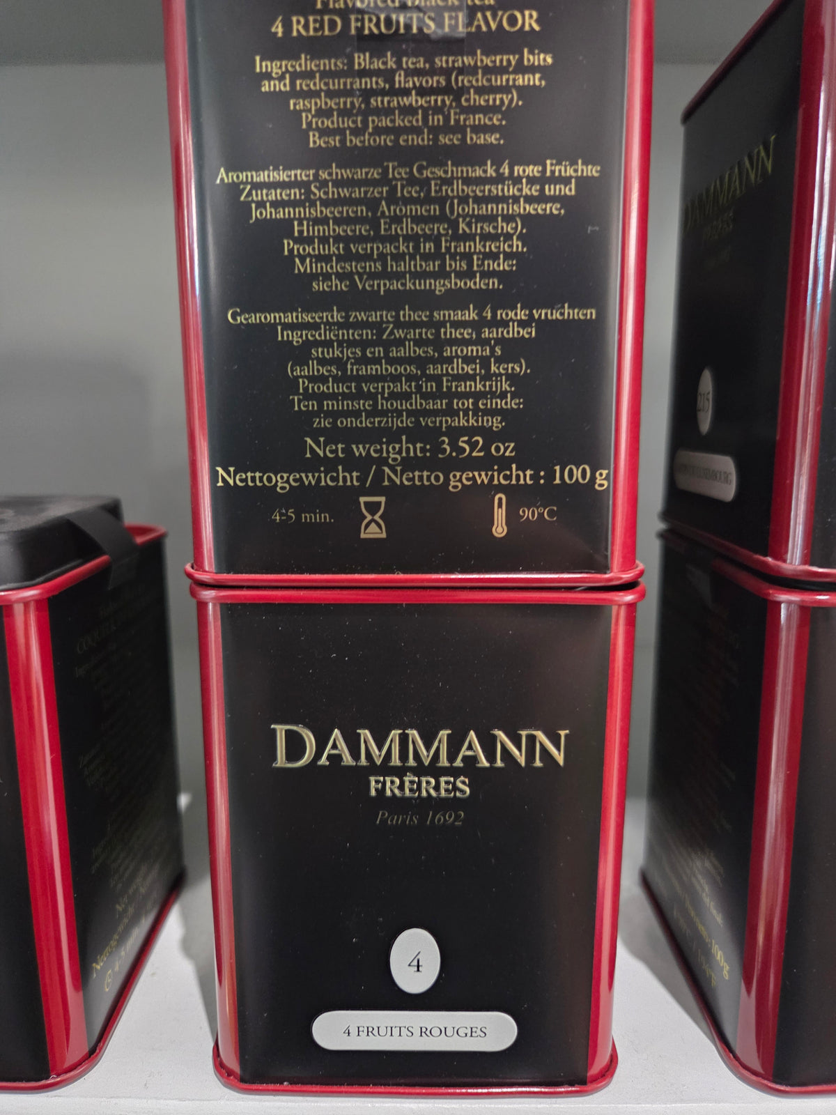 Dammann boîte vrac 80gr