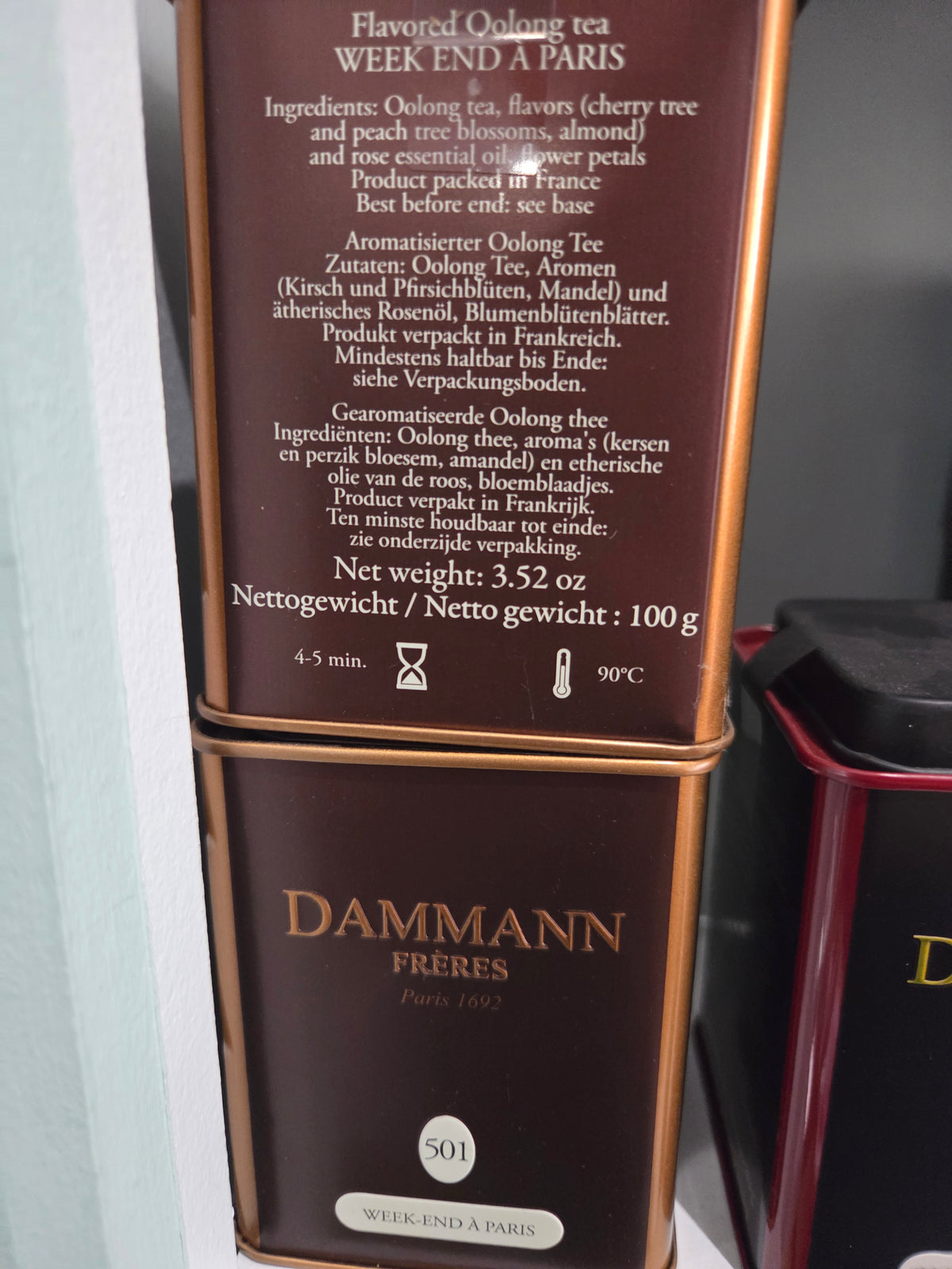 Dammann boîte vrac 80gr